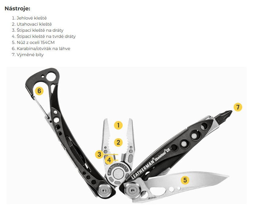 Leatherman SKELETOOL CX Nocturnal