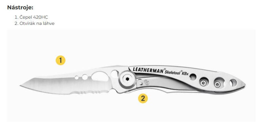 Leatherman SKELETOOL KBX Nocturnal