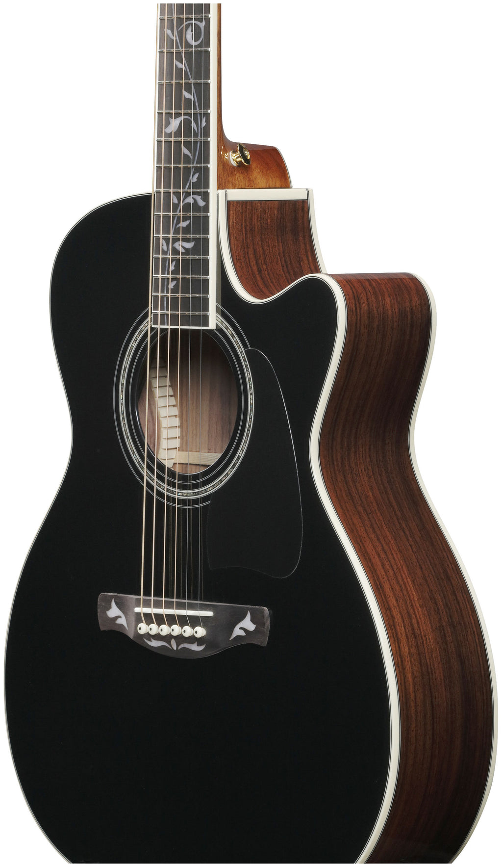 Ibanez AC391RCE - Black Top, Natural High Gloss