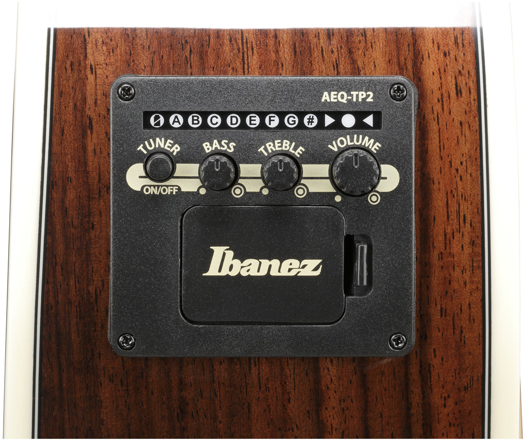 Ibanez AC391RCE - Black Top, Natural High Gloss