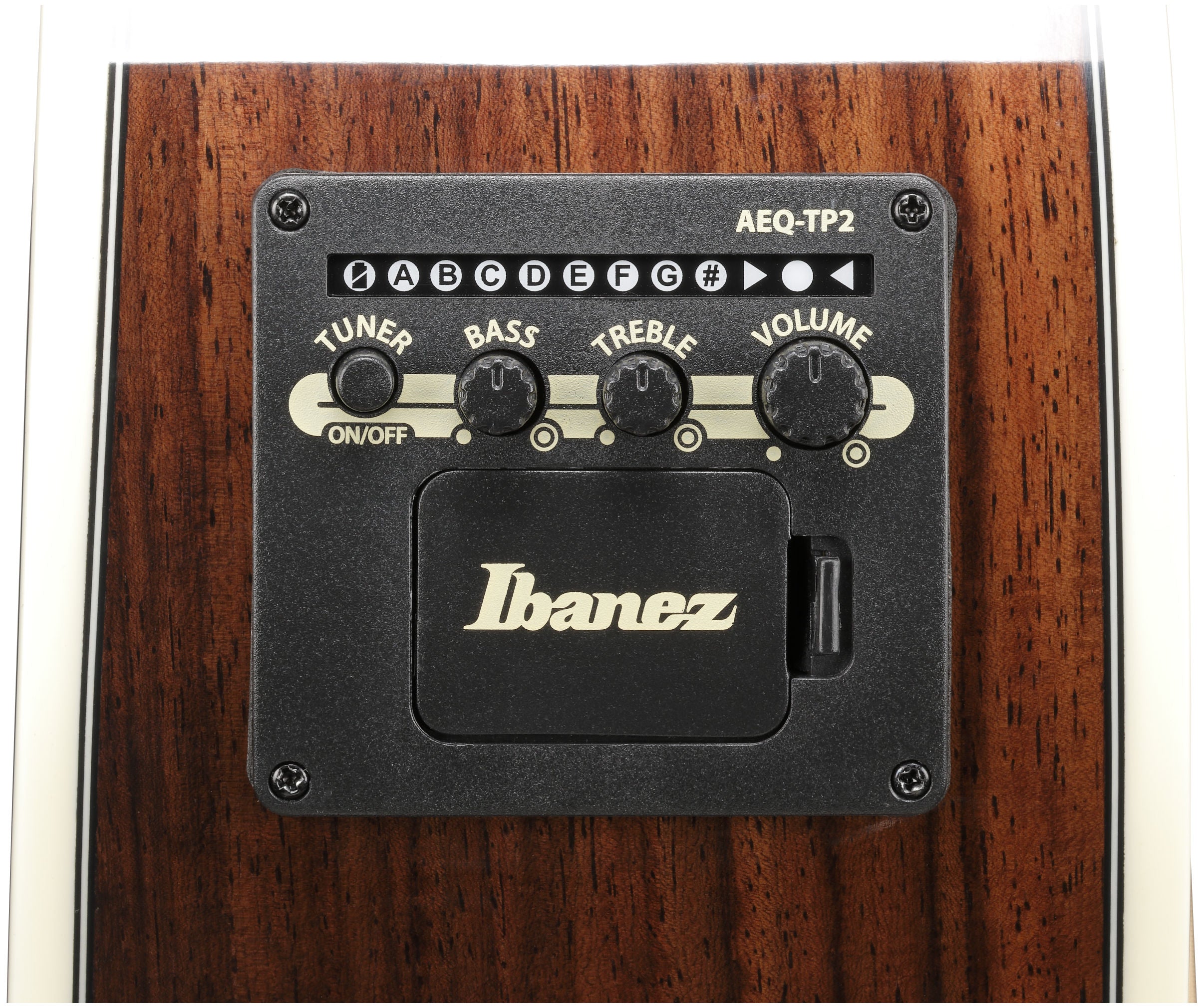 Ibanez AC391RCE - Black Top, Natural High Gloss