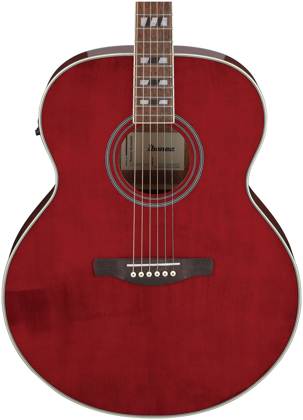 Ibanez AJ70M1E - Wine Red High Gloss