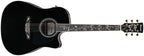 Ibanez AW391RCE - Black Top, Natural High Gloss