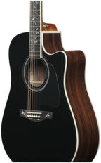 Ibanez AW391RCE - Black Top, Natural High Gloss