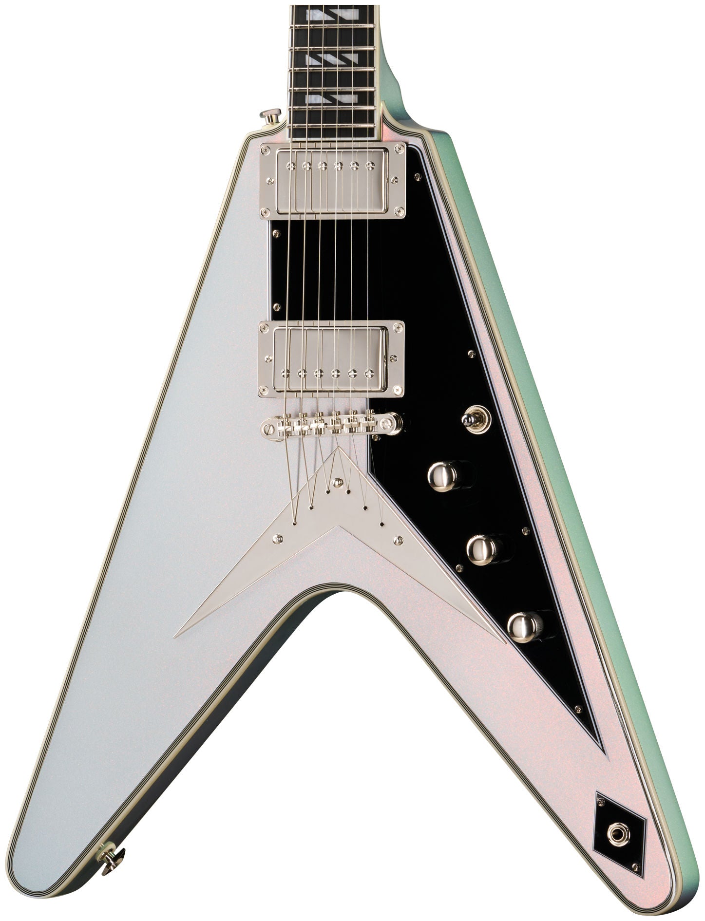 Epiphone Futura Flying V Custom - Quicksilver Shift