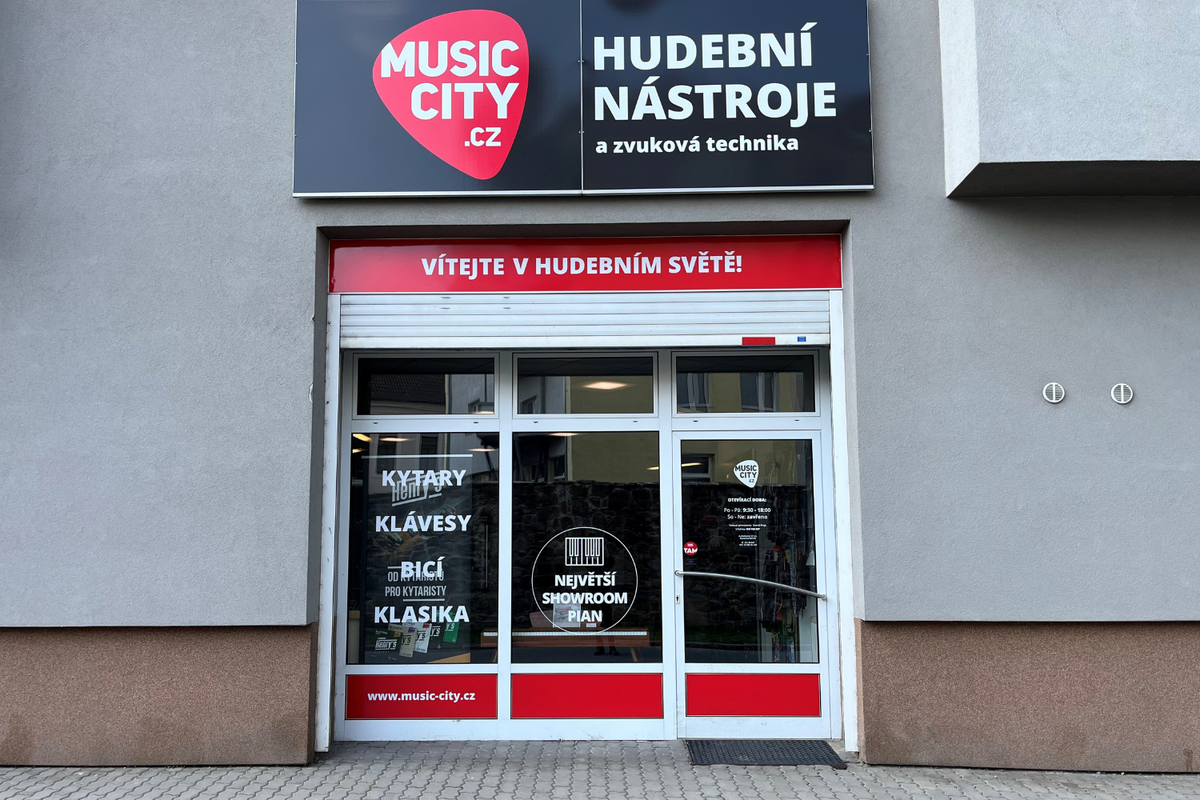 Prodejna Music City Uherské Hradiště