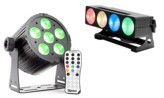 LED reflektory a bary