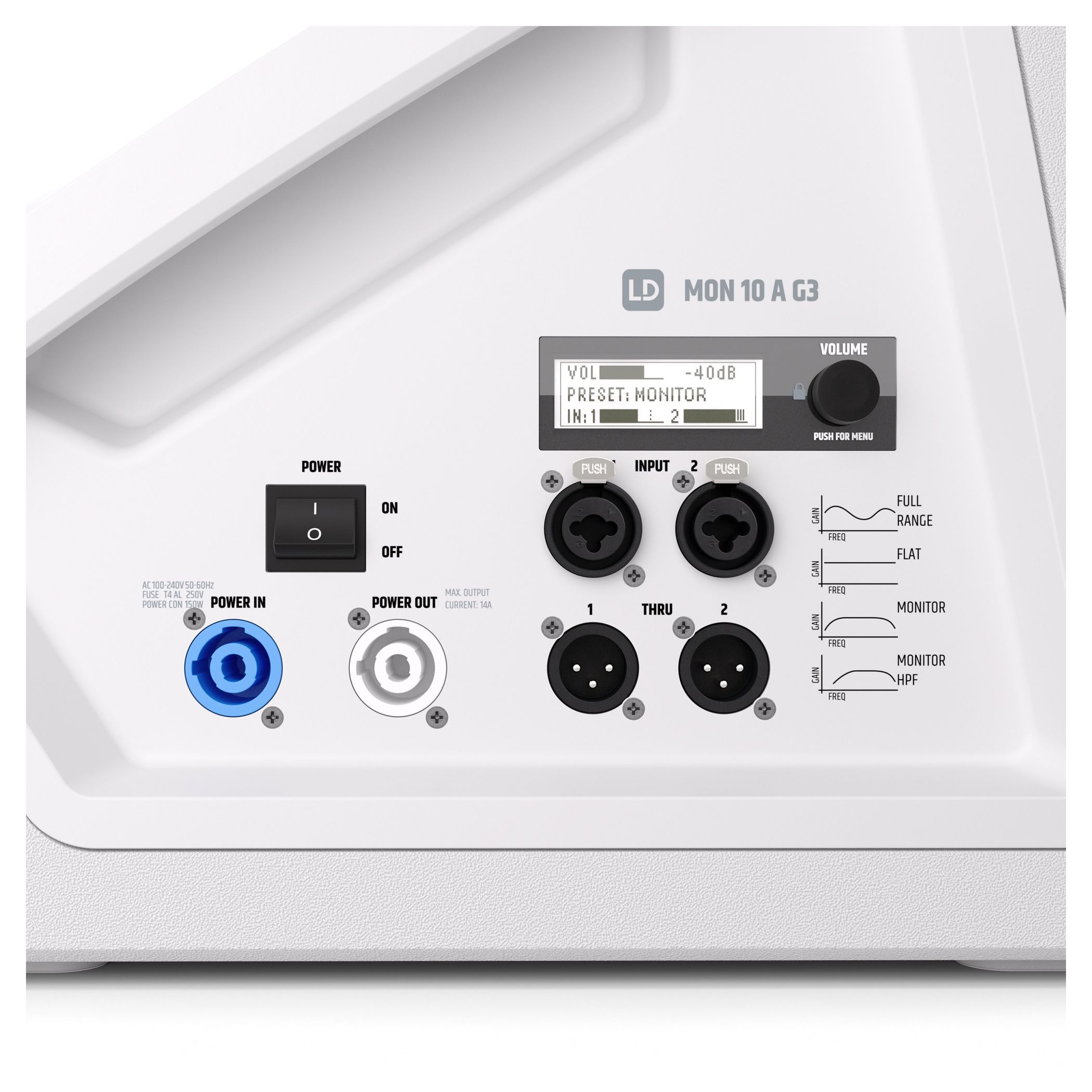 Galerijní obrázek č.3 Aktivní pódiové odposlechy LD SYSTEMS MON 10 A G3 W
