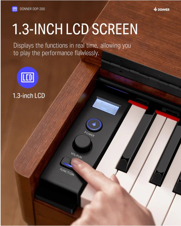 Galerijní obrázek č.5 Digitální piana DONNER DDP-200