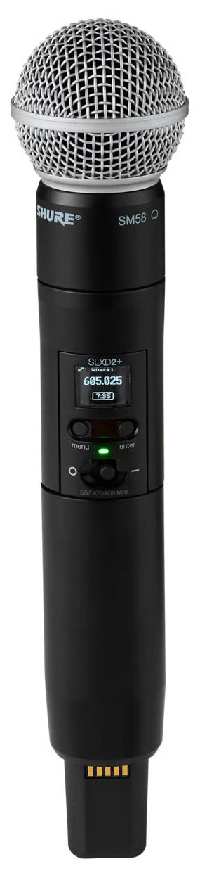 Galerijní obrázek č.2 S ručním mikrofonem SHURE SLXD24+E/58-G65