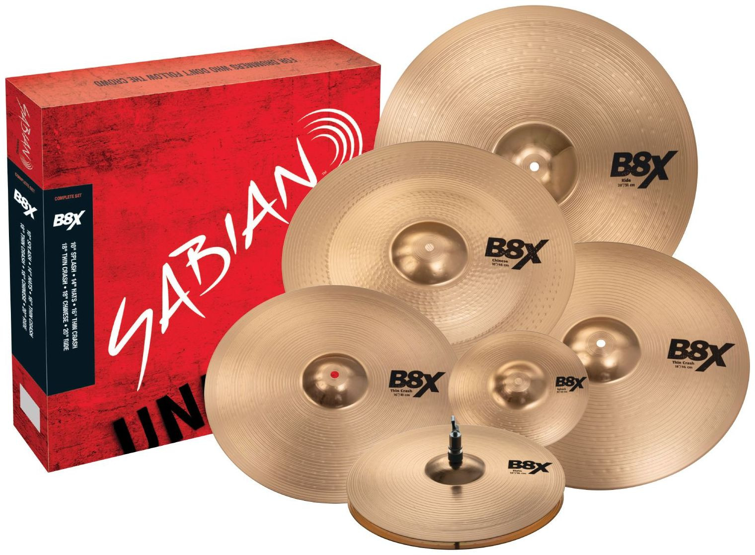 Hlavní obrázek Činelové sady SABIAN B8X The Complete Set