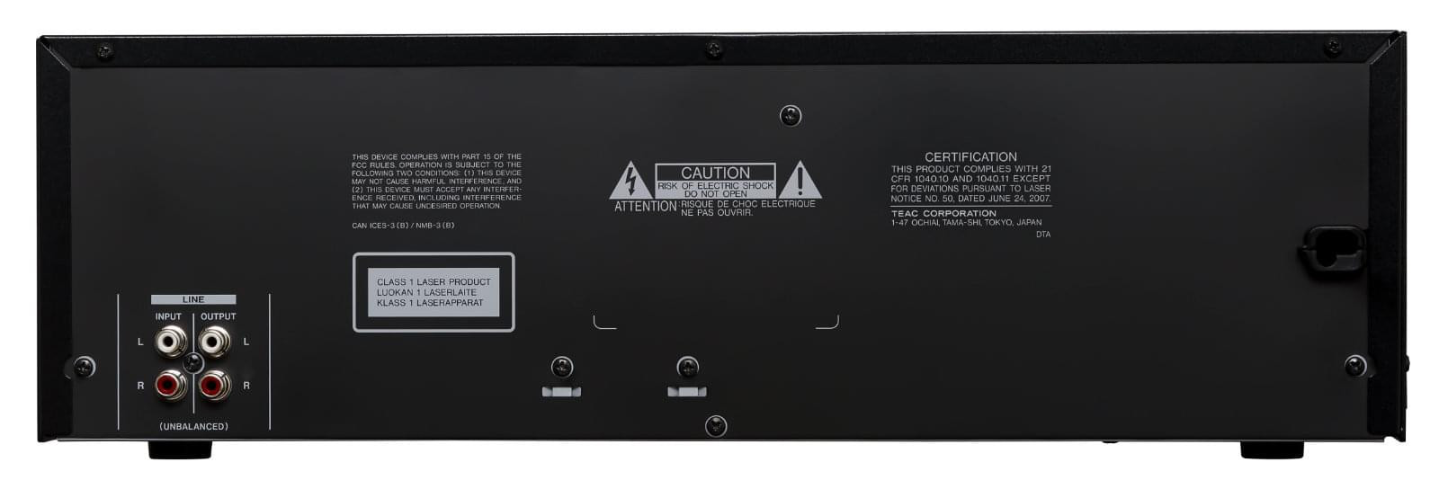 Galerijní obrázek č.1 Stereo rekordery (stolní/rackové) TASCAM CD-A580 v2