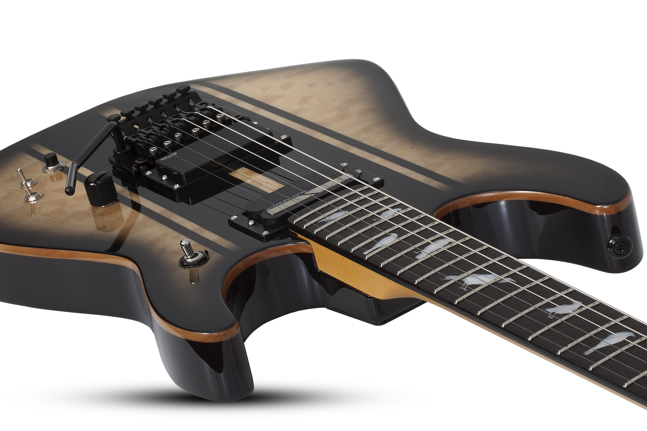 Galerijní obrázek č.3 Superstrat SCHECTER DJ Ashba - Natural Black Burst