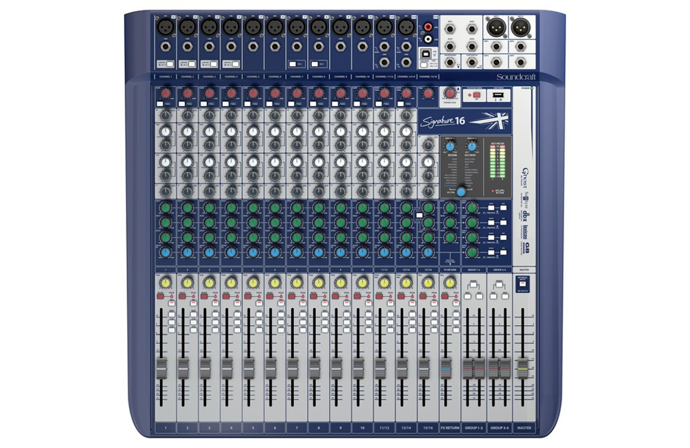 Galerijní obrázek č.1 Mixážní pulty s efektem SOUNDCRAFT Signature 16