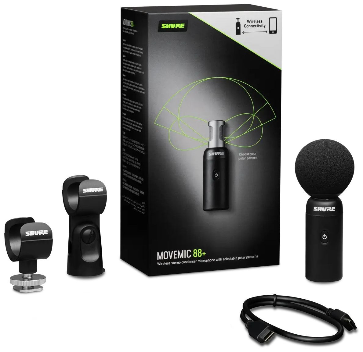 Galerijní obrázek č.5 Mikrofony pro video a foto SHURE MoveMic 88+
