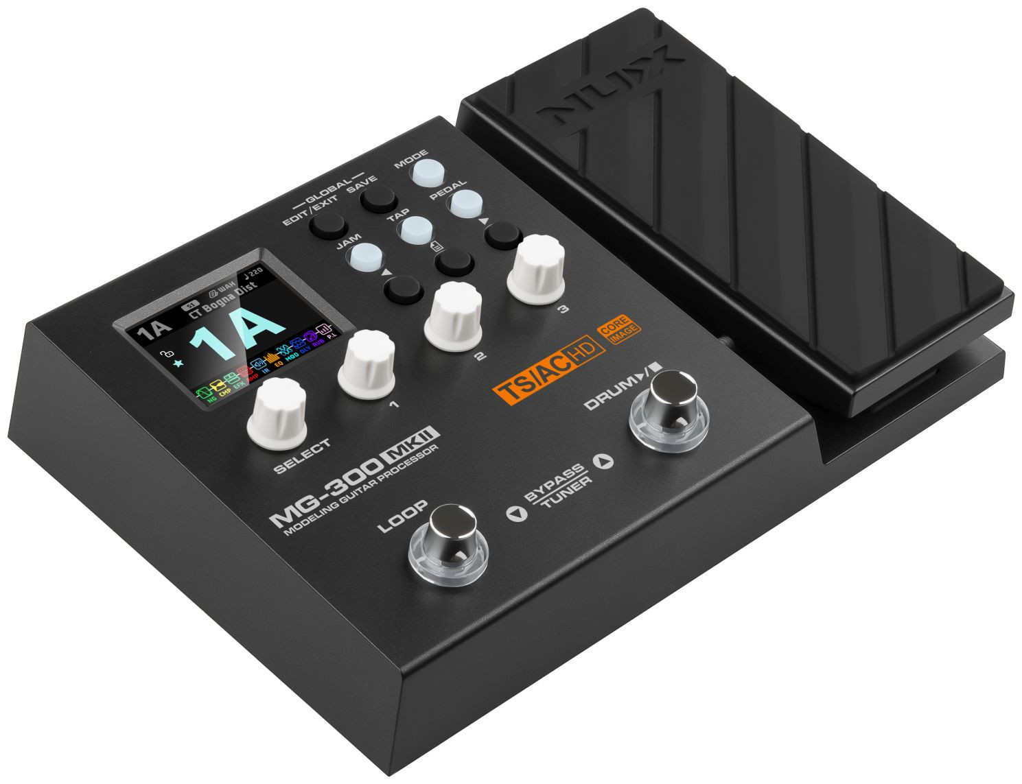 Galerijní obrázek č.2 Multiefekty, procesory NUX MG-300 MKII Modeling Guitar Processor