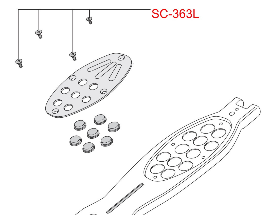 Galerijní obrázek č.1 Jiné náhradní díly PEARL SC-363L/4