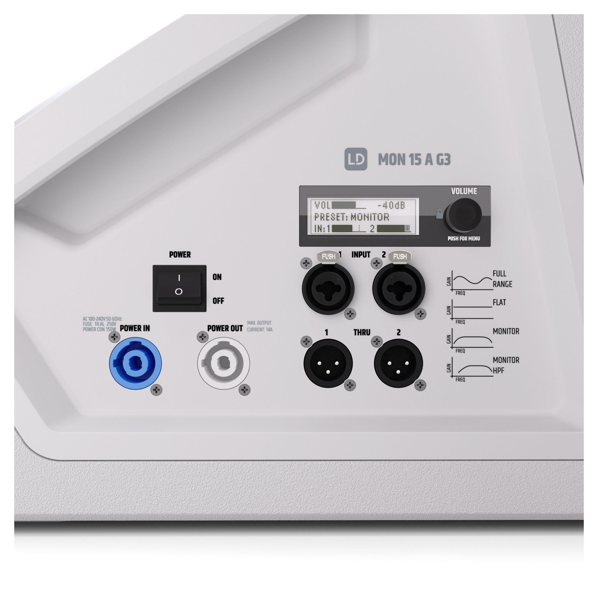 Galerijní obrázek č.3 Aktivní pódiové odposlechy LD SYSTEMS MON 15 A G3 W