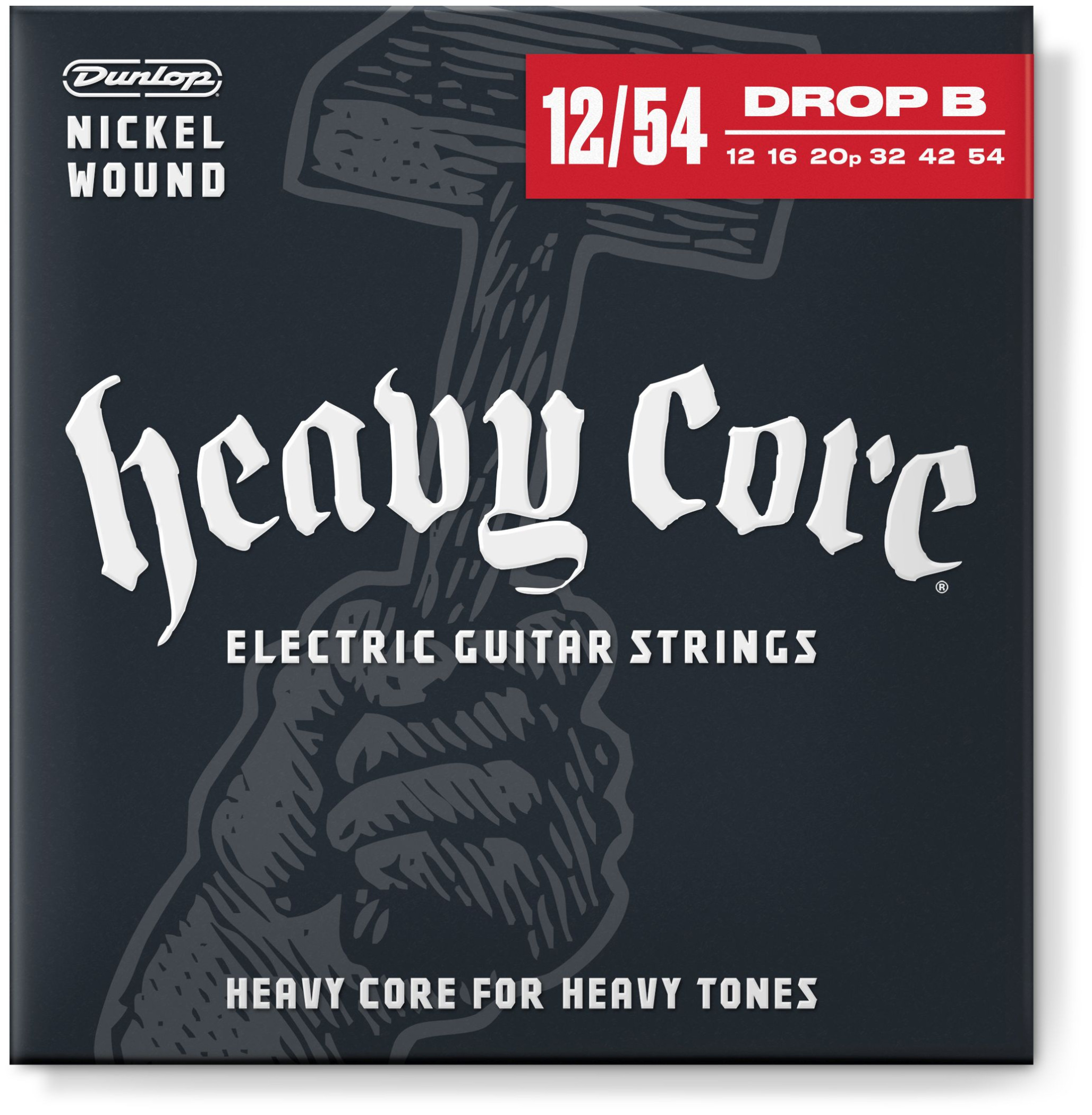 Hlavní obrázek Tvrdost .012 DUNLOP DHCN1254 HEAVY CORE