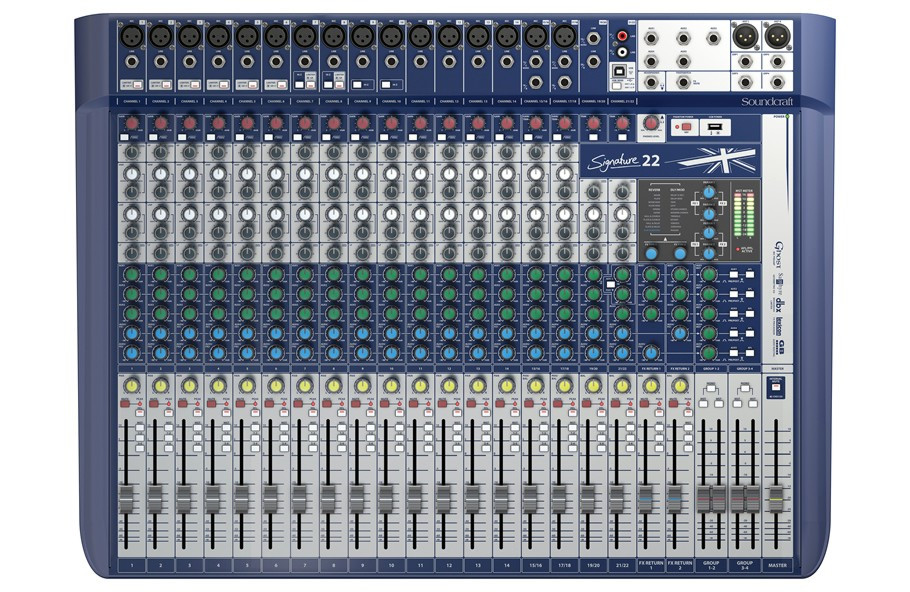 Galerijní obrázek č.1 Mixážní pulty s efektem SOUNDCRAFT Signature 22