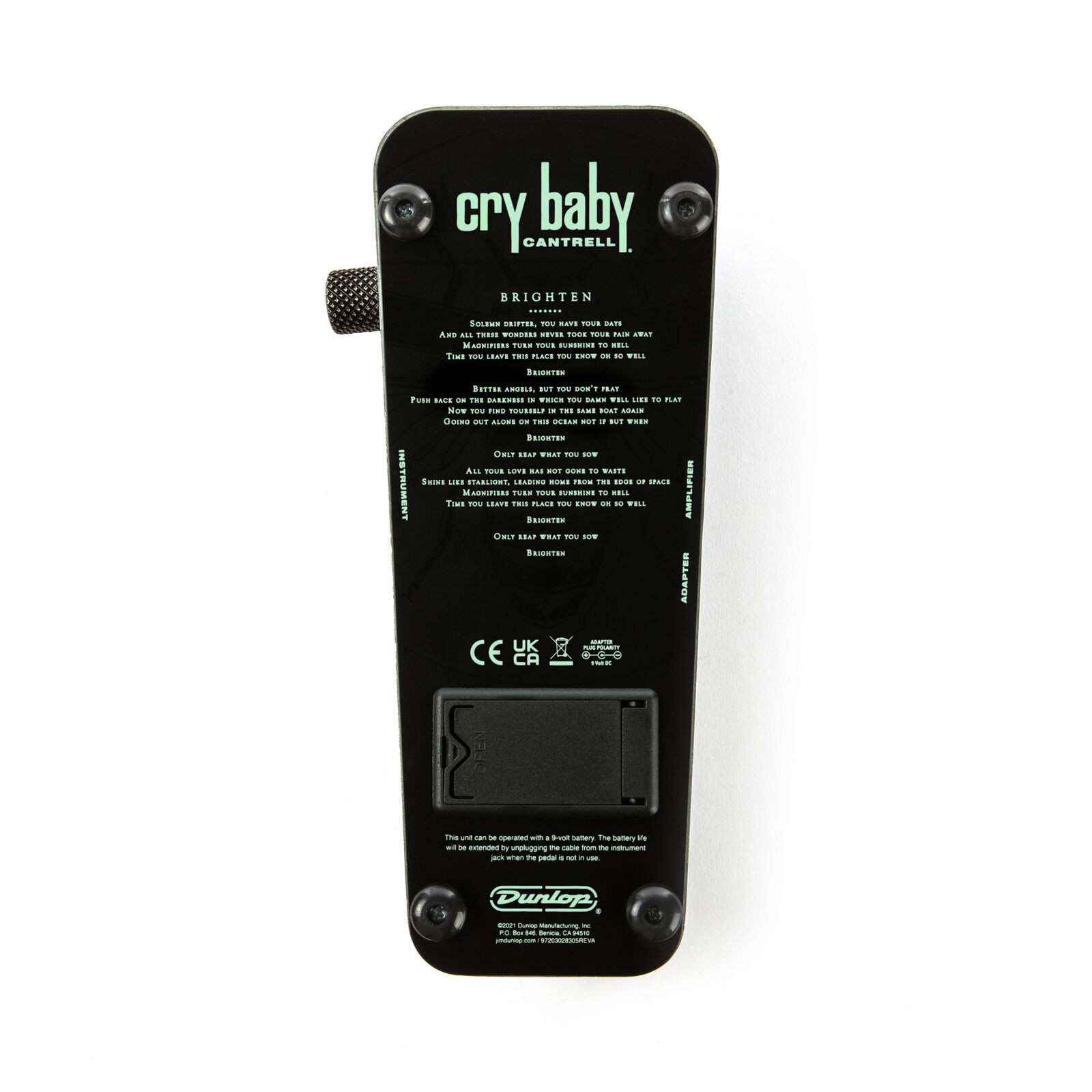 Galerijní obrázek č.4 Wah-wah DUNLOP JC95FF Jerry Cantrell WAH PEDAL