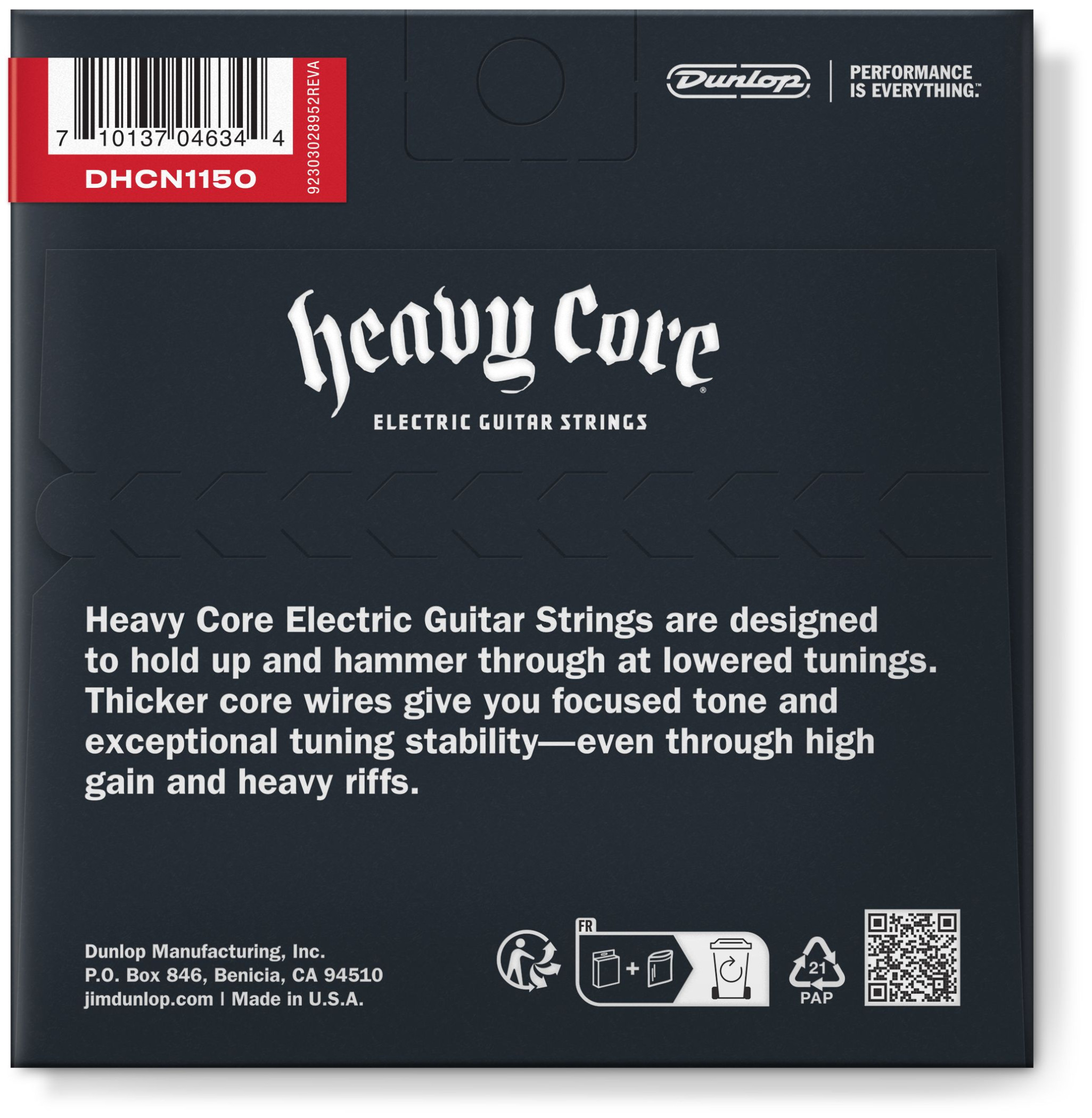 Galerijní obrázek č.1 Tvrdost .011 DUNLOP DHCN1150 HEAVY CORE
