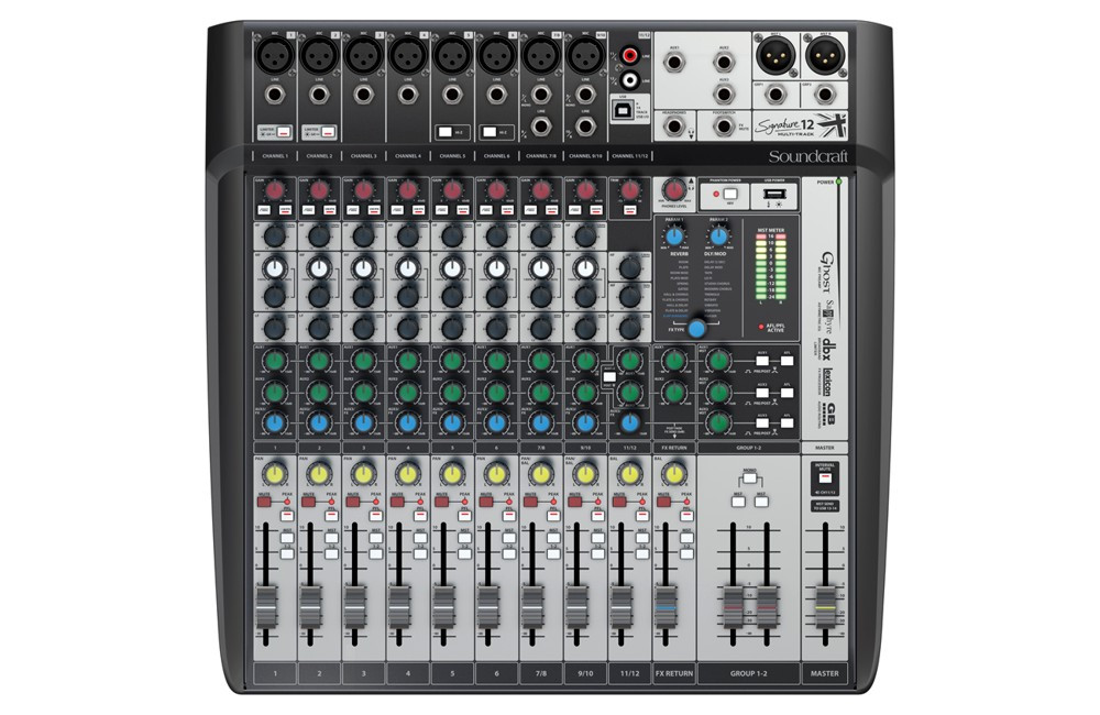 Galerijní obrázek č.2 Mixážní pulty s efektem SOUNDCRAFT Signature 12 MTK