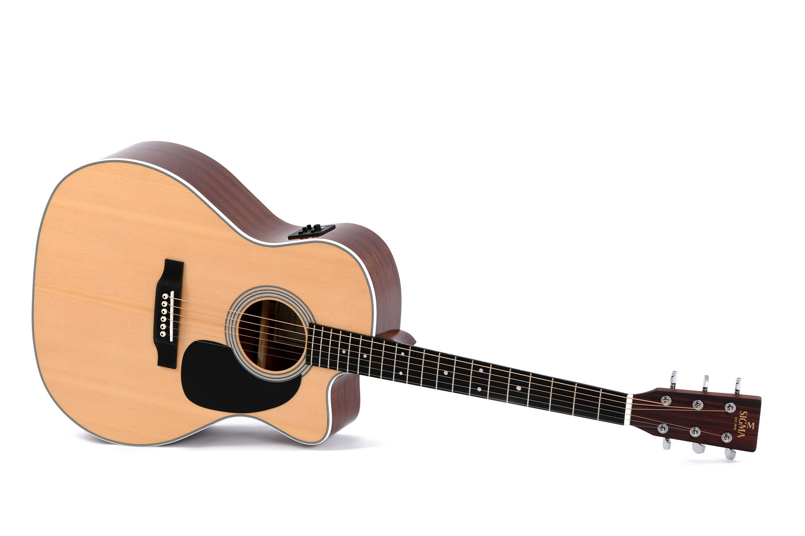 Hlavní obrázek Jumbo SIGMA GUITARS JMC-1E - Natural High Gloss