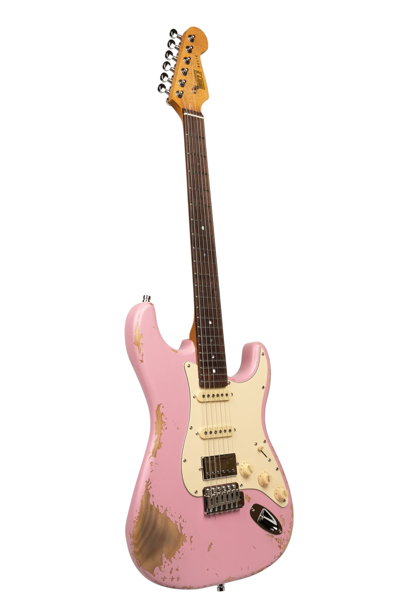 Galerijní obrázek č.2 Elektrické kytary HENRY’S Snake ST-1 Boa - Pink Aged B-Stock
