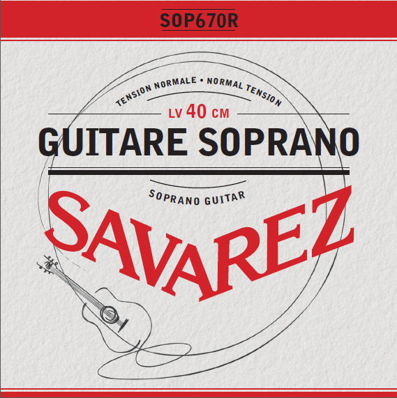 Hlavní obrázek Normal tension SAVAREZ SOP676R SOPRANO GUITAR NORMAL TENSION E-6