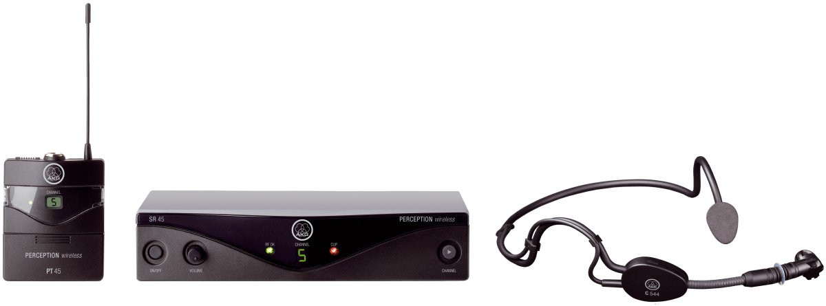 Hlavní obrázek S hlavovým mikrofonem AKG Perception WMS45 Wireless Sports Set - D