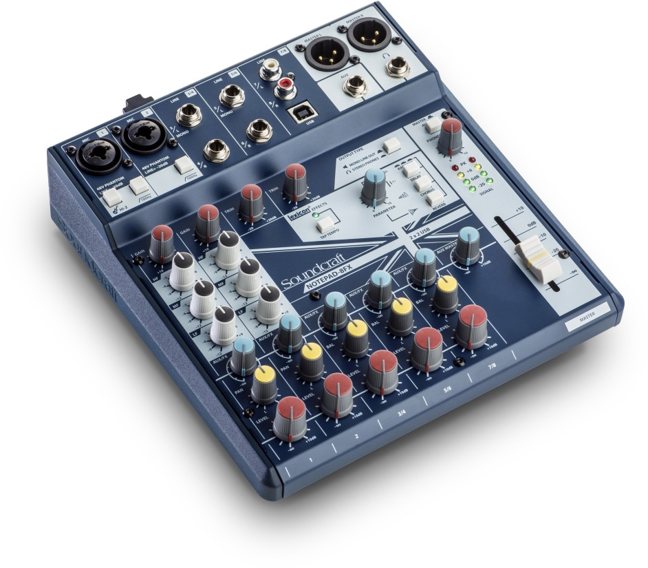 Galerijní obrázek č.1 Mixážní pulty s efektem SOUNDCRAFT Notepad-8FX