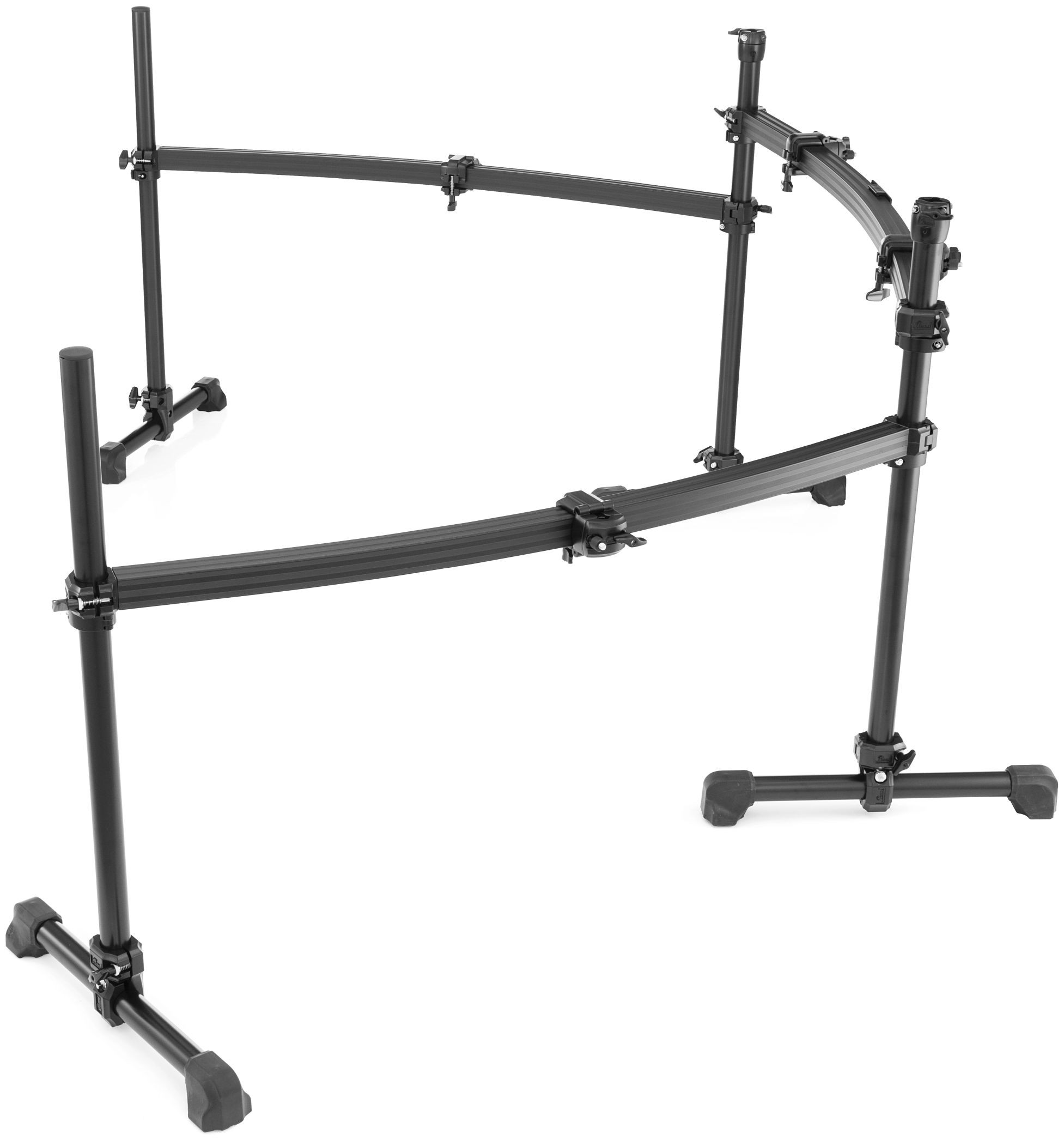 Galerijní obrázek č.1 Rampy PEARL DR-513C/B ICON Three-Sided Drum Rack - Curved - Black
