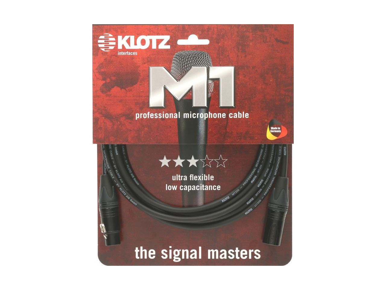 Hlavní obrázek XLR F - XLR M KLOTZ M1FM1N0300