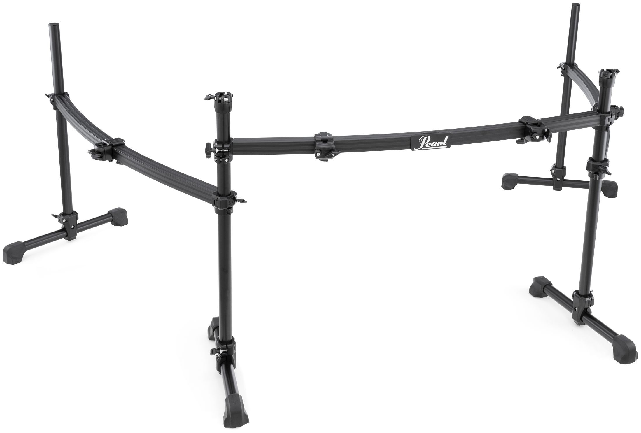Hlavní obrázek Rampy PEARL DR-513C/B ICON Three-Sided Drum Rack - Curved - Black