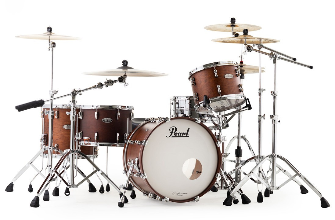 Galerijní obrázek č.5 14" PEARL MUS1410FM/C220 Modern Utility Floor Snare 14”x10” - Satin Mahogany