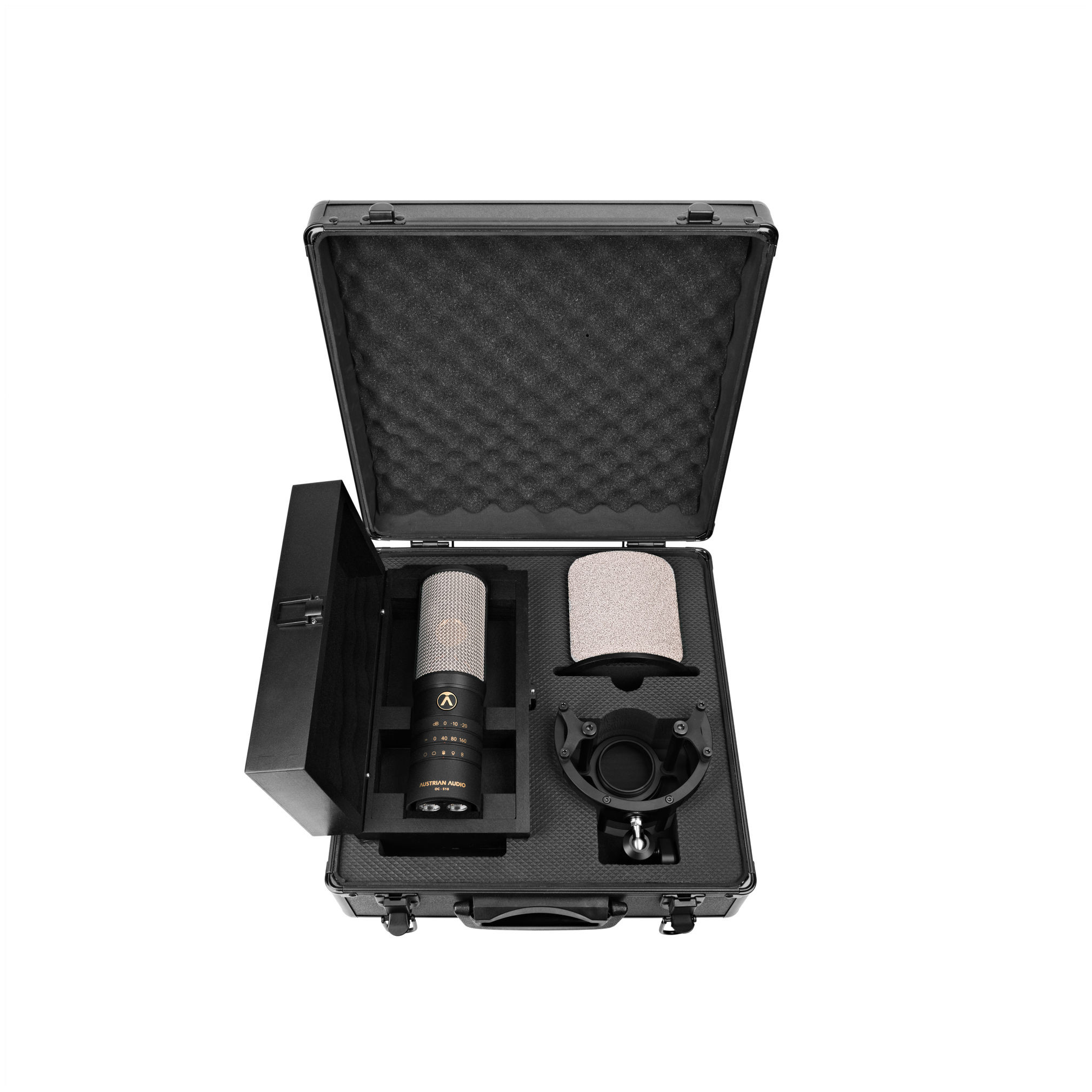 Galerijní obrázek č.15 Velkomembránové kondenzátorové mikrofony AUSTRIAN AUDIO OC-S10 Studio Set