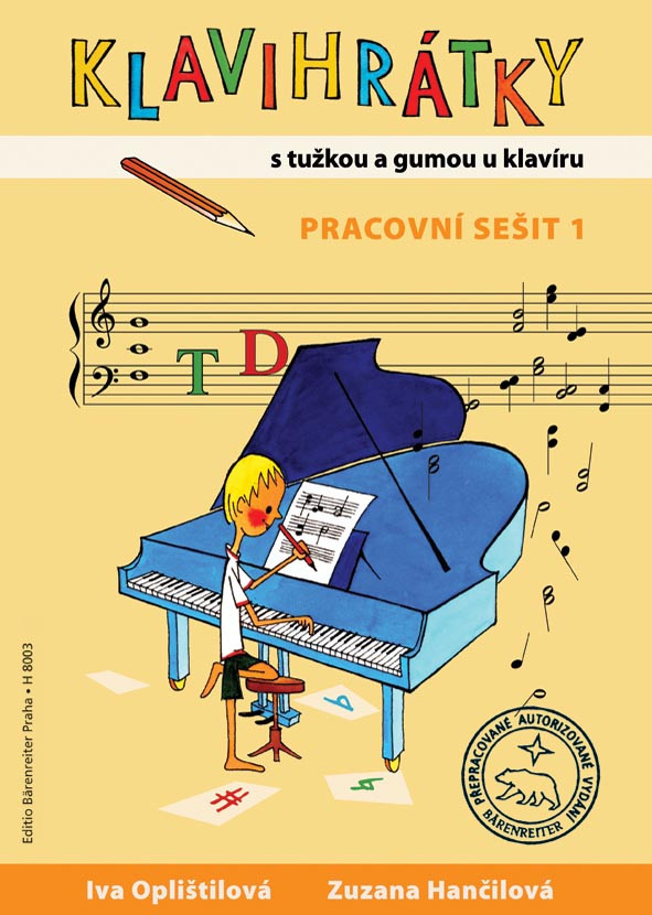 Hlavní obrázek Zpěvníky a učebnice PUBLIKACE Klavihrátky - s tužkou a gumou u klavíru - Oplištilová Iva, Hančilová Zuzana