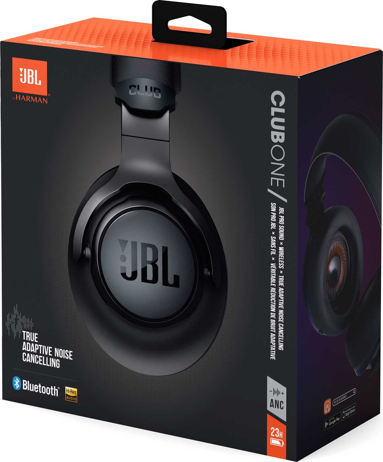 Galerijní obrázek č.6 Na uši (s kabelem) JBL CLUB ONE Black