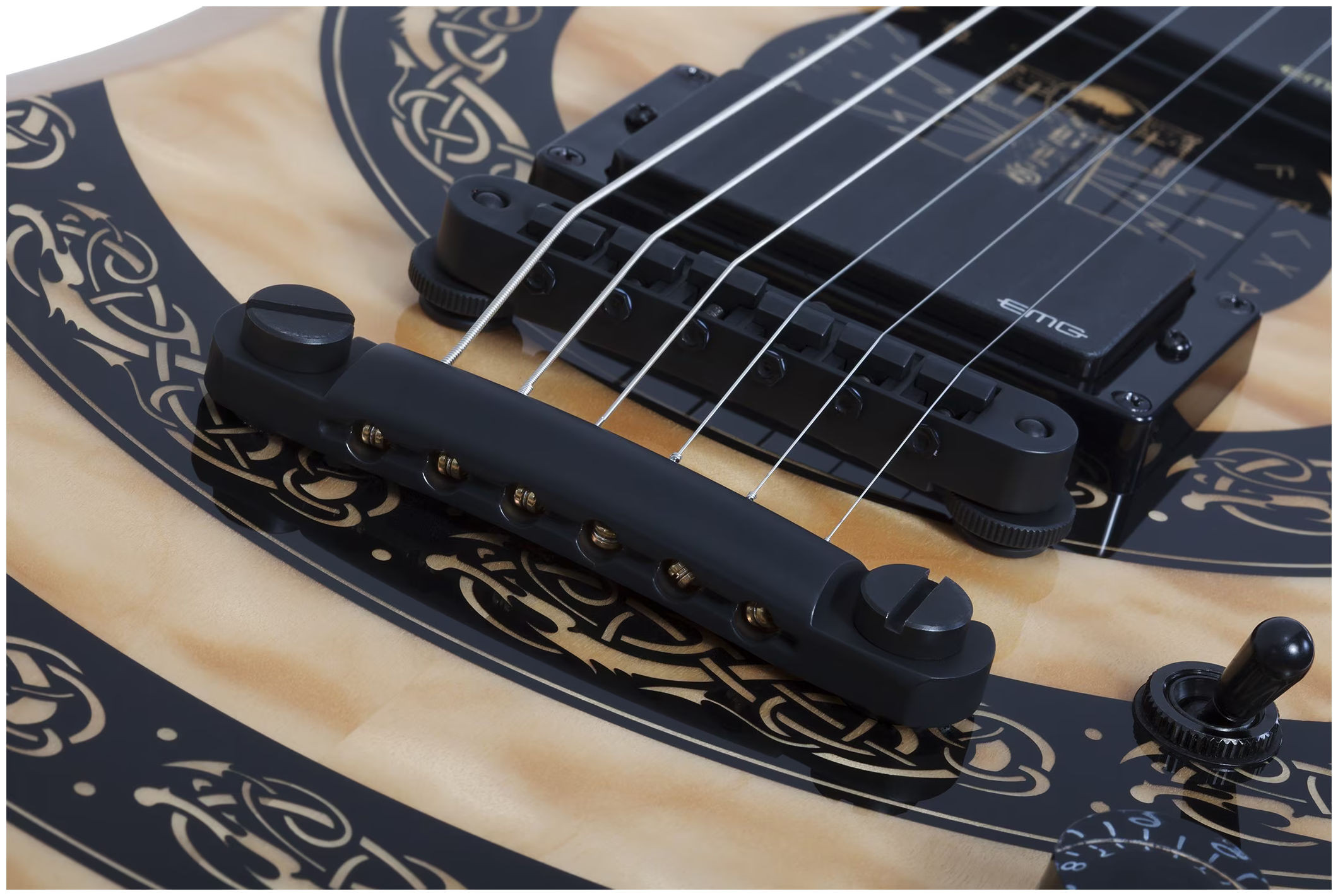 Galerijní obrázek č.4 Hard&heavy SCHECTER Wylde Audio Nomad Norse Dragon - RawTop