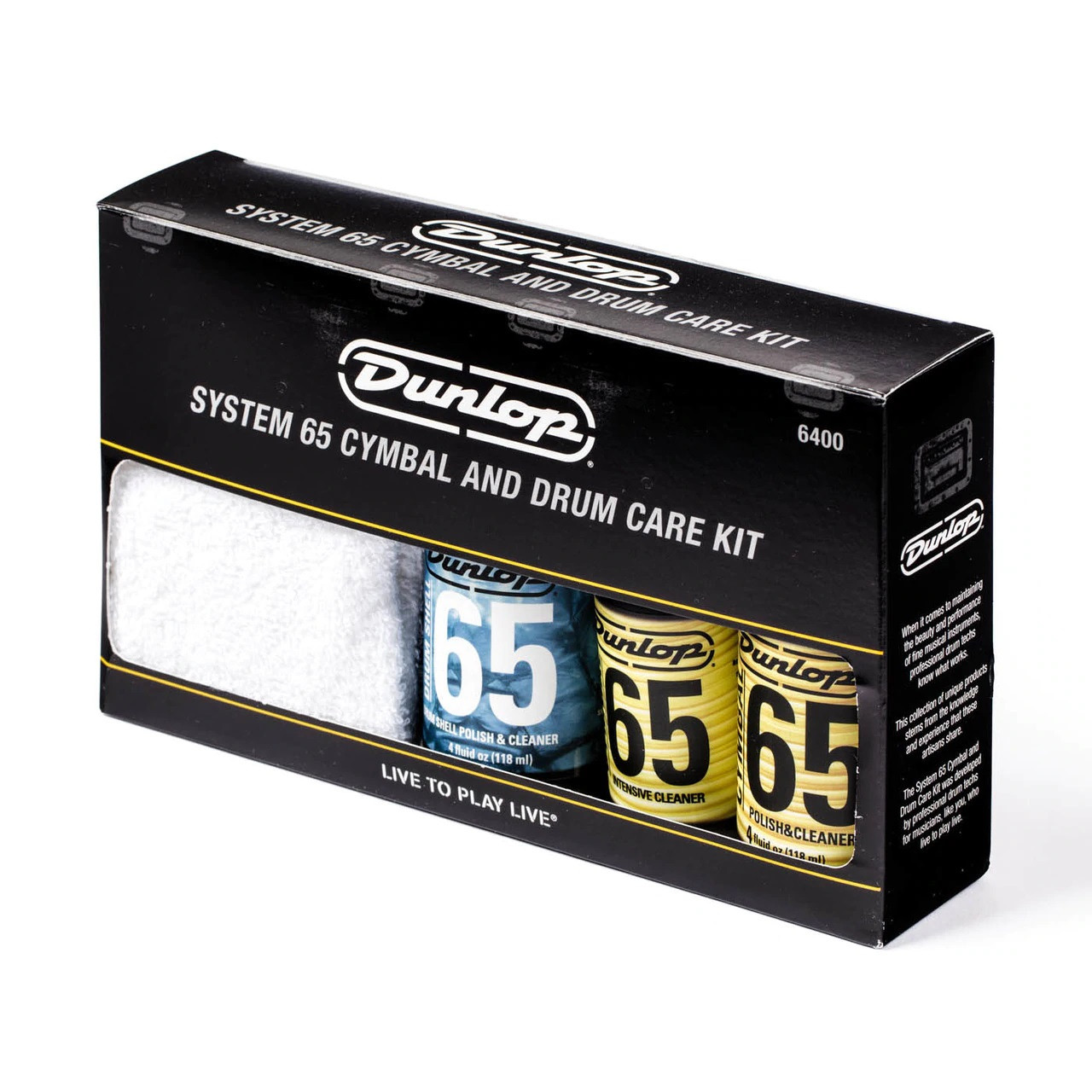 Galerijní obrázek č.1 Čisticí prostředky DUNLOP 6400 System 65 Cymbal And Drum Care Kit