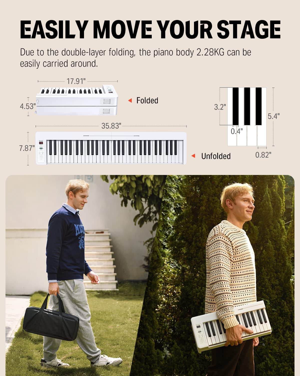Galerijní obrázek č.13 Klávesy DONNER DP-06 - White