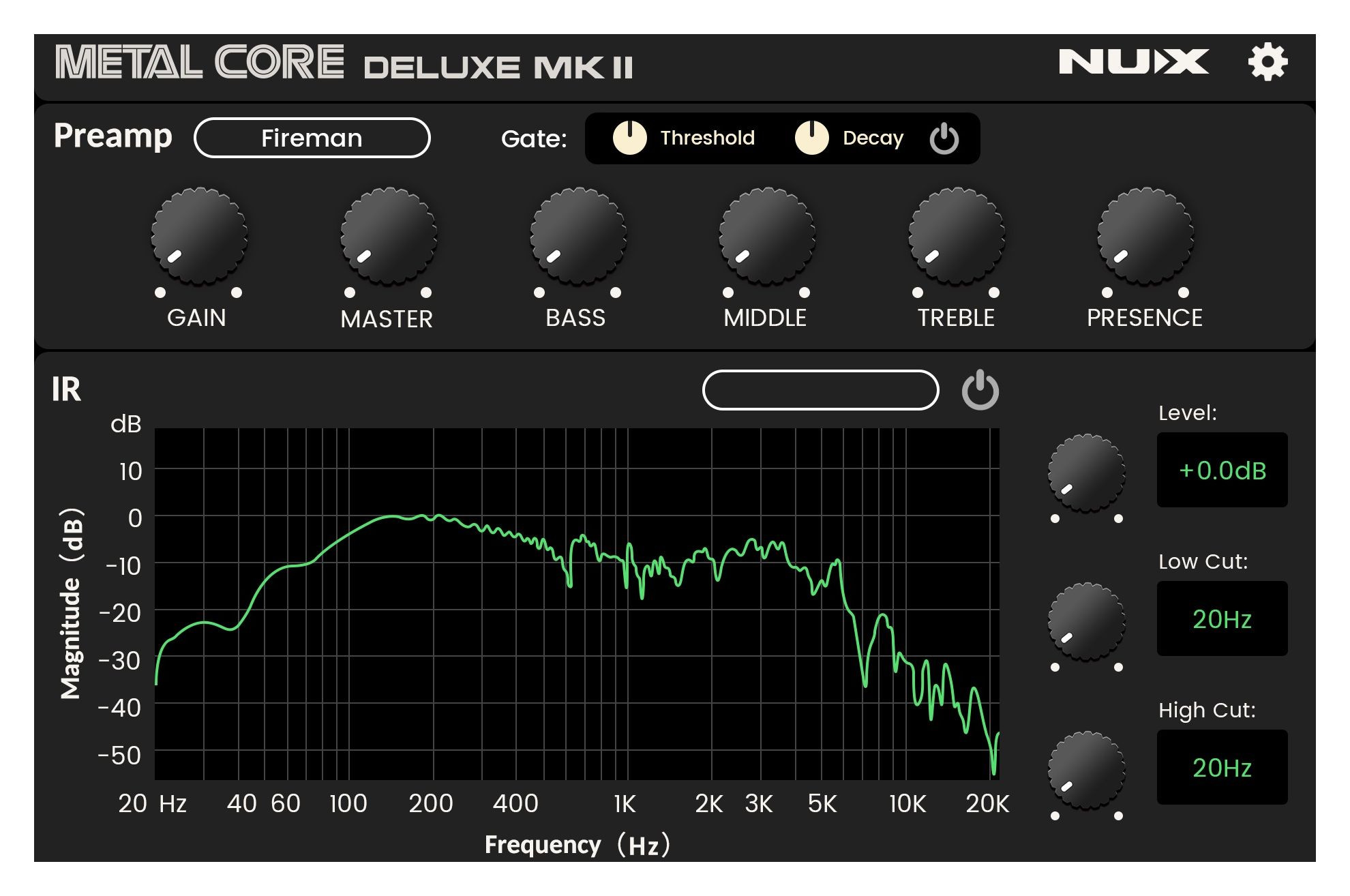 Galerijní obrázek č.9 Ostatní efekty NUX Metal Core DeluxeMKII