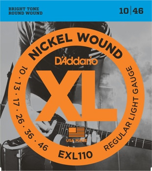 Hlavní obrázek Tvrdost .010 D'ADDARIO EXL110 Regular Light - .010 - .046