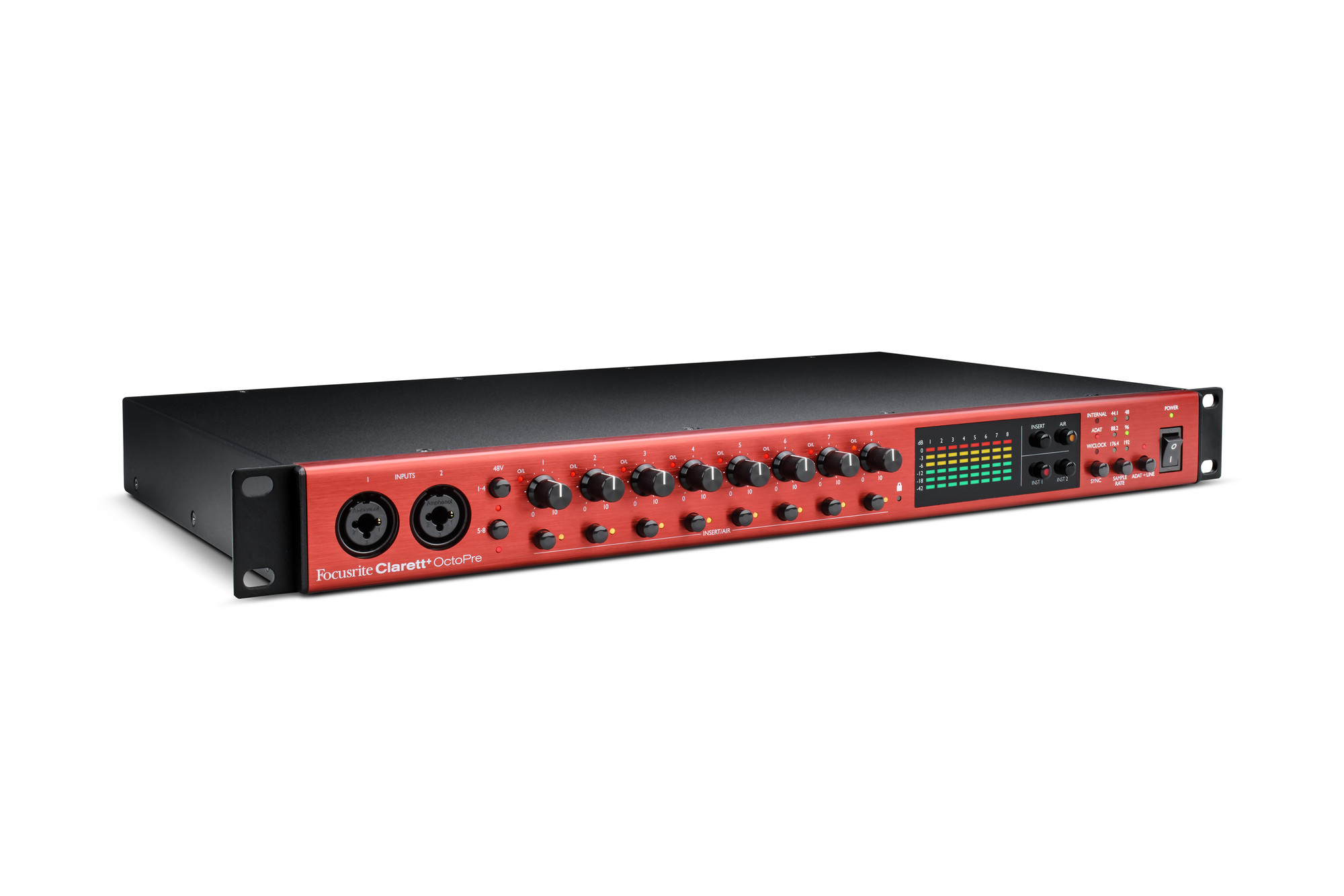 Galerijní obrázek č.1 AD/DA převodníky FOCUSRITE CLARETT+ OCTOPRE