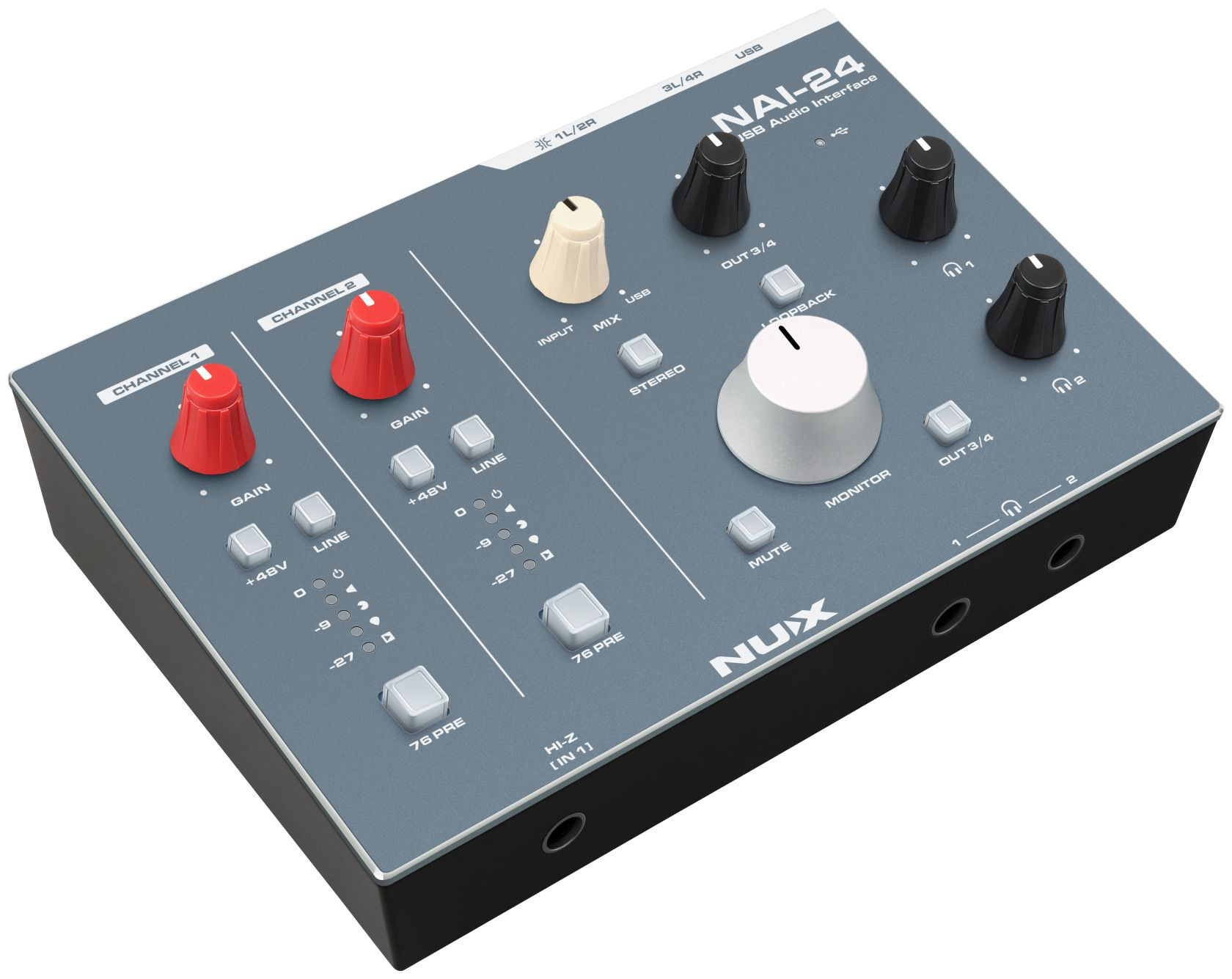 Galerijní obrázek č.6 USB zvukové karty NUX NAI-24 USB Audio Interface