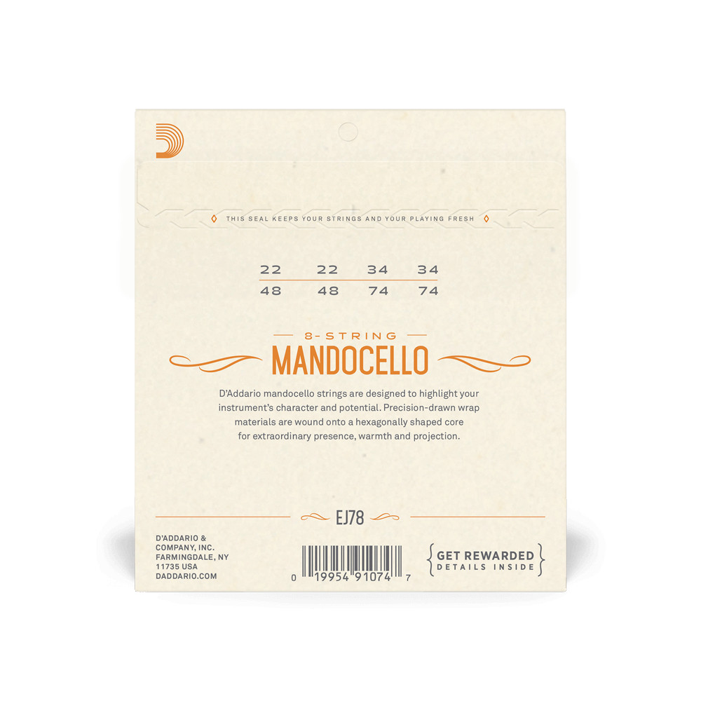 Galerijní obrázek č.1 Pro mandolíny D'ADDARIO EJ78