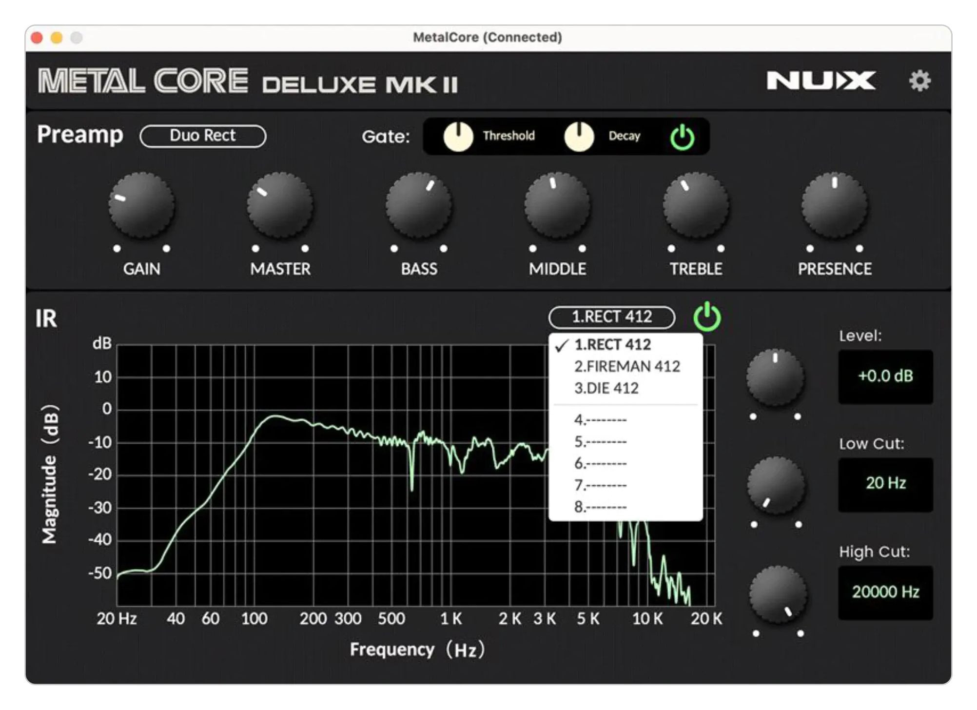 Galerijní obrázek č.10 Ostatní efekty NUX Metal Core DeluxeMKII