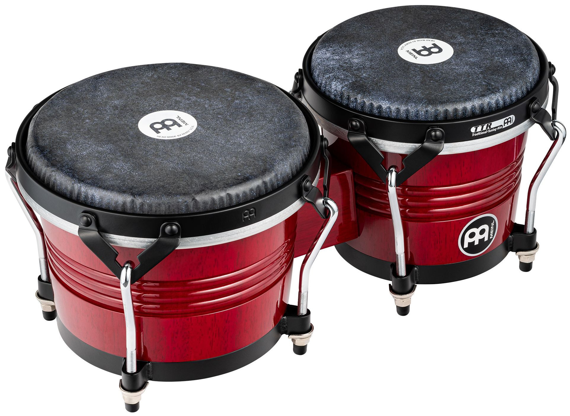 Galerijní obrázek č.1 Bonga MEINL WBTR300WR Marathon Traditional Bongo 6 3/4” Macho & 8” Hembra -  Wine Red