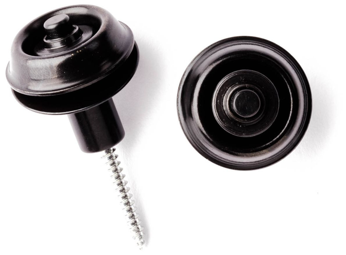 Galerijní obrázek č.1 Příslušenství DUNLOP Straplok Strap Retainers Flush Mount - Black Oxide